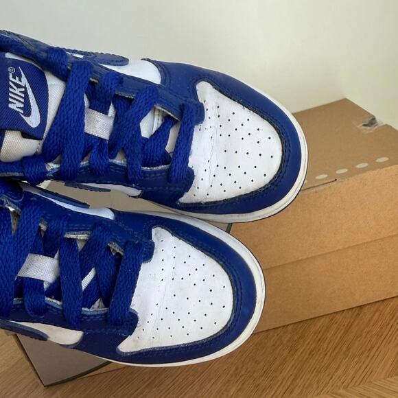 Nike Dunk Low ‘Concord’ Toddler Sneakers FB9108-106 - SZ 11 C - Picture 6 of 14